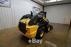 New Holland L225 Wheeled Skid Steer Loader, Open Rops, 57hp, High Flow, 2 Speed