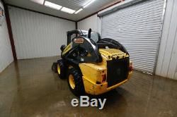 New Holland L225 Wheeled Skid Steer Loader, Open Rops, 57hp, High Flow, 2 Speed