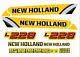 New Holland L228 Skid Steer Loader Decals / Stickers (compatible Complete Set)