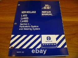 New Holland L465 Lx465 Lx485 Skid Steer Hydrostatic Sys Repair Manual 86587279