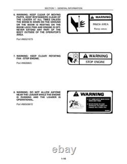 New Holland L565, Lx565, Lx665 Skid Steer Loader Service Manual Repair Shop Book