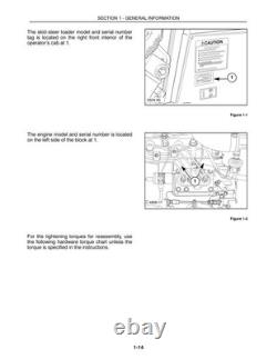 New Holland L565, Lx565, Lx665 Skid Steer Loader Service Manual Repair Shop Book