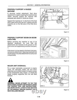 New Holland L565, Lx565, Lx665 Skid Steer Loader Service Manual Repair Shop Book