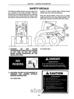 New Holland L865 LX865 LX885 LX985 Skid Steer Loader Shop Service Repair Manual