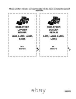 New Holland L865, Lx865, Lx885, Lx985 Skid Steer Loader Service Manual Repair Shop