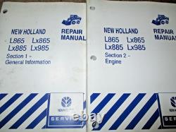 New Holland L865 Lx865 Lx885 Lx985 Skid Steer Loader Service Repair Manual OEM