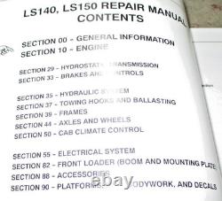 New Holland LS140 LS150 Skid Steer Loader Service Repair Manual Original NH 2000