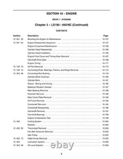 New Holland LS180, LS190 Skid Steer Loader Service Manual Repair Shop Book