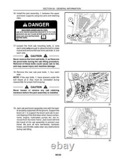 New Holland LS180, LS190 Skid Steer Loader Service Manual Repair Shop Book