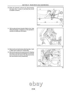 New Holland LS180, LS190 Skid Steer Loader Service Manual Repair Shop Book