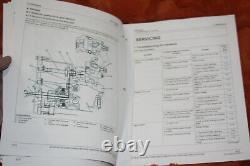 New Holland LS180 LS190 Skid Steer Repair service & operator manual 2 books free