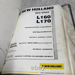 New Holland Skid Steer Loader L160 L170 Repair Service Manual Binder