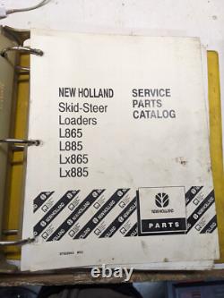 New Holland Skid Steer Service Parts Catalog Manual L865 L855 Lx865 Lx885 2002