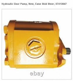 New Hydraulic Gear Pump Fits Case Skid Steer, With #'s A31.5L 33120