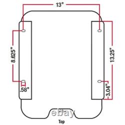 New Low Profile Air Suspension Seat Kit For Tractor Skid Steer Zero Turn Mower