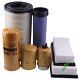 New Maintenance Filter Kit 1r0734 1g8878 1106326 Fit Cat Track Skid Steer 299c