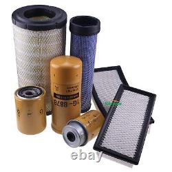 New Maintenance Filter Kit 1R0734 1G8878 1106326 Fit CAT Track Skid Steer 299C