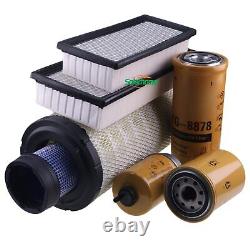 New Maintenance Filter Kit 1R0734 1G8878 1106326 Fit CAT Track Skid Steer 299C
