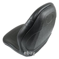 New Skid Steer Bucket Seat For John Deere 240 250 315 328D 332 7775 Black