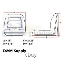 New Skid Steer to fit Kubota Yanmar Lawn Garden Universal Tractor Seat