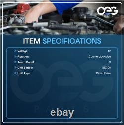 New Starter For Bobcat Skid Steer Loader 371 520 525 530 540 600 610 611 620 630