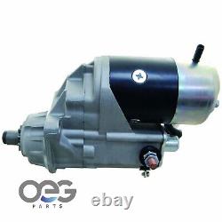 New Starter For Bobcat Skid Steer Loader 853/C/H/HC Isuzu 4JB1PK-03, Clark 853/H