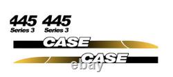 New kit fits Case 445 Skid Steer Replacement Decals Sticker / Decal kit NS