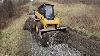 No Mini Excavator Skid Steer Cat 242b Instead Driveway Repair