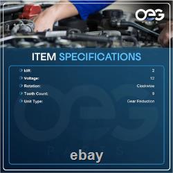 OEG Parts New Starter Compatible with Perkins Engine CAT Skid Steer 3Cyl 4Cyl 18