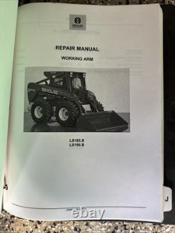 OEM REPAIR MANUAL NEW HOLLAND SKID STEER LS185. B/LS190. B Skid Steer Loader TIDB