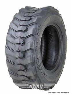 One SupeGuider Heavy Duty 10-16.5/10PR SKS-1 Skid Steer Tire Bobcat withRim Guard