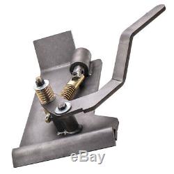 Pair Skid Steer Quick Tach Brackets Conversion Adapter For Latch Box Weld On QTK