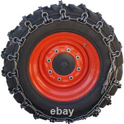 Peerless 0341096 Wide Base Skid Steer 10-16.5 Square 2-Link Tire Chains
