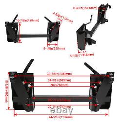 Quick Tach Adapter Latch Box Attachment For Global John Deere Skid Steer Loader