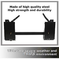 Quick Tach Adapter Latch Box Attachment For Global John Deere Skid Steer Loader