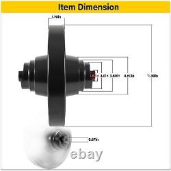 Rear Track Idler for CASE, New Holland Skid Steer Loader C175 C185 C190 Black