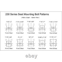 Replacement Seat Fits New Holland Skid Steer C175 C185 L160 LS150 LS190