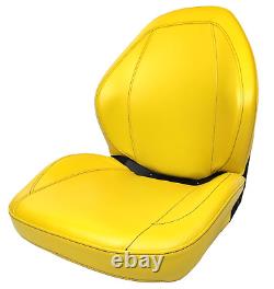 Replacement Seat for John Deere 270, 280, 313, 315 Skid Steer Yellow
