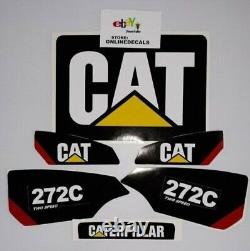 SKID STEER CATERPILLAR CAT DECAL 272C 2speed STICKER SET Fast Free