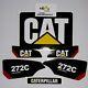 Skid Steer Caterpillar Cat Decal 272c 2speed Sticker Set Fast Free