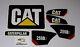 Sticker Set Skid Steer Caterpillar Cat Decal Kit Loader 259b3 Fast Free Usa Ship