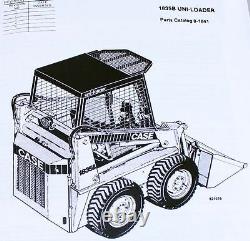 Service Manual Set Case 1835b Uni Loader Skid Steer Parts Catalog Workshop Shop