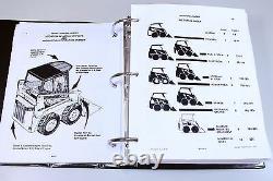 Service Manual Set Case 1835b Uni Loader Skid Steer Parts Catalog Workshop Shop