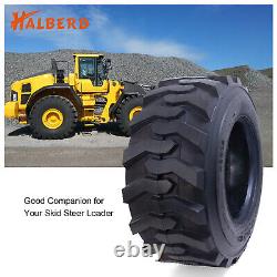 Set 4 12-16.5 Skid Steer Loader Tires 12PR 12x16.5 SKS Heavy Duty Tubeless Tire