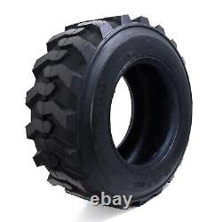 Set 4 12-16.5 Skid Steer Loader Tires 12PR 12x16.5 SKS Heavy Duty Tubeless Tire