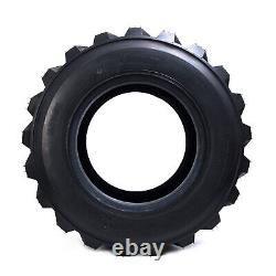 Set 4 12-16.5 Skid Steer Loader Tires 12PR 12x16.5 SKS Heavy Duty Tubeless Tire