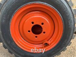 Set (4) NEW 5.70-12 OEM BOBCAT Skid Steer Tires/Rims for mini-Bobcat