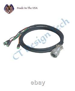 Skid Steer Aux Control Harness 8' 4 Function Deutsch