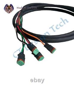 Skid Steer Aux Control Harness 8' 4 Function Deutsch