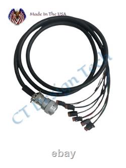 Skid Steer Aux Control Harness 8 Pin 8'- 6 Function (Deutsch)